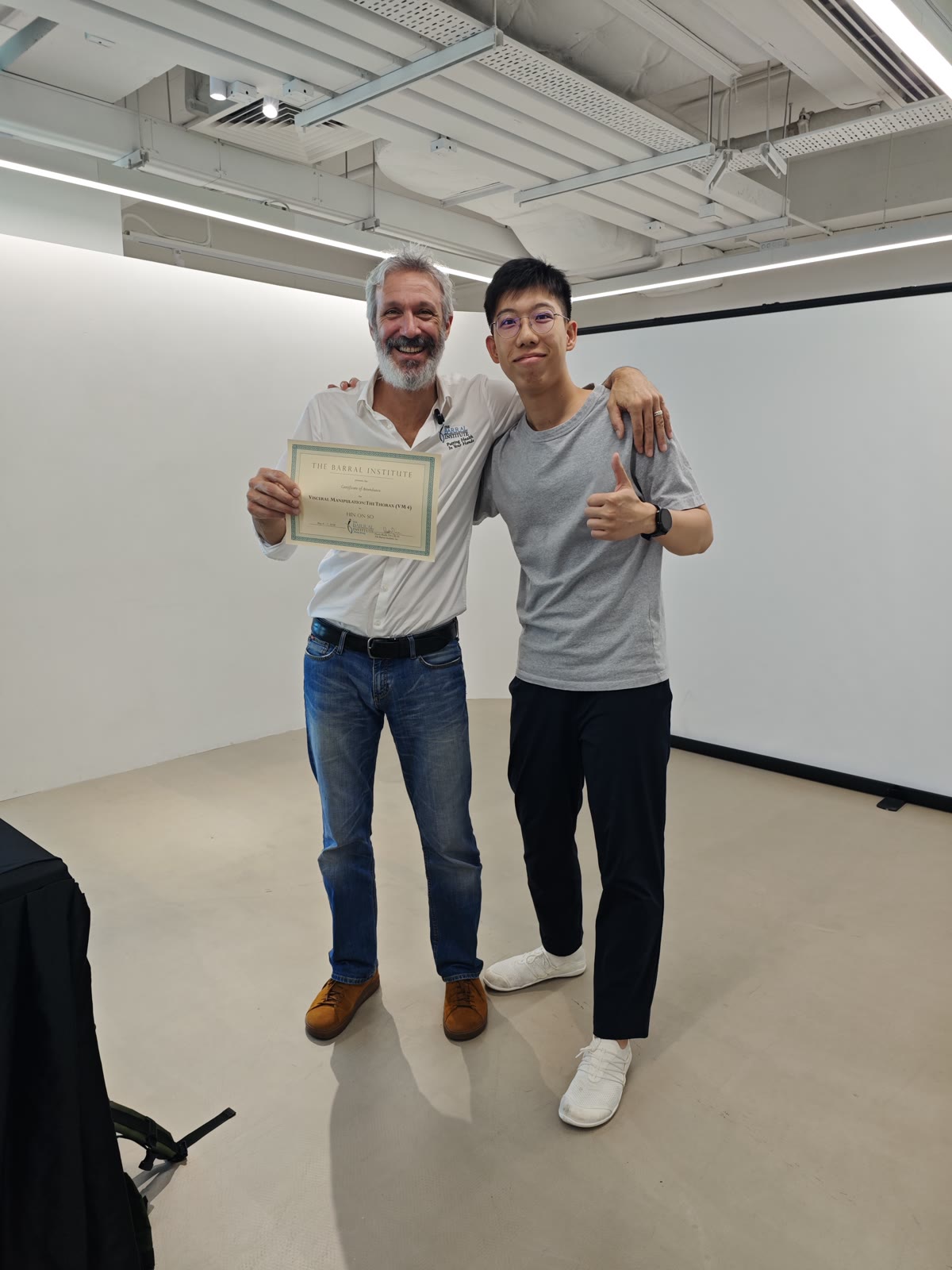 Barral VM4 certificate