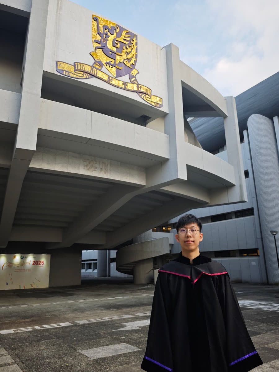 David So 香港中文大學畢業 / David So at his CUHK graduation